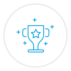 Product Benefits Icon Trophy Award