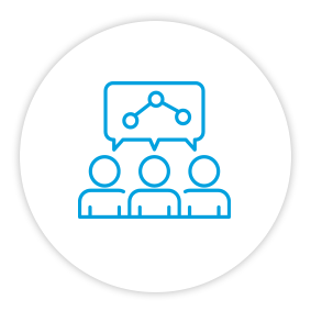 Products Benefits Icon Collaborative Discussion