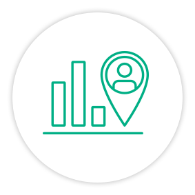 Solution Painpoint Icon Chart With Pin