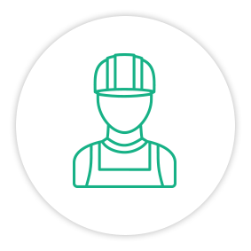 Solution Painpoint Icon Construction Field Worker