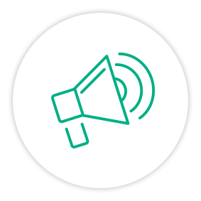 Solution Painpoint Icon Megaphone