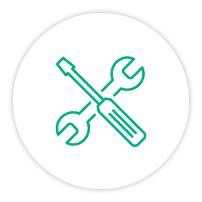 Solution Painpoint Icon Wrench And Screwdriver