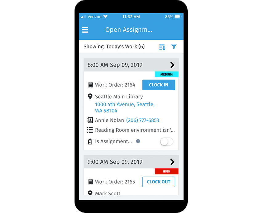 Viewpoint construction service management software stabilizes cash flow and drives growth. Viewpoint service management software screenshot on a smartphone